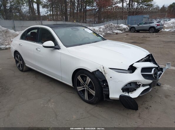 W1KAF4HB3SR241734 2025 MERCEDES-BENZ C-CLASS White Przód prawy