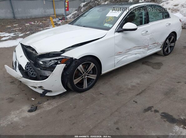 W1KAF4HB3SR241734 2025 MERCEDES-BENZ C-CLASS White Widok z przodu