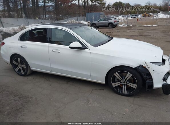 W1KAF4HB3SR241734 2025 MERCEDES-BENZ C-CLASS White Widok wnętrza z tyłu