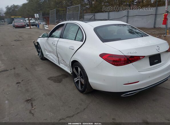 W1KAF4HB3SR241734 2025 MERCEDES-BENZ C-CLASS White Tył lewy