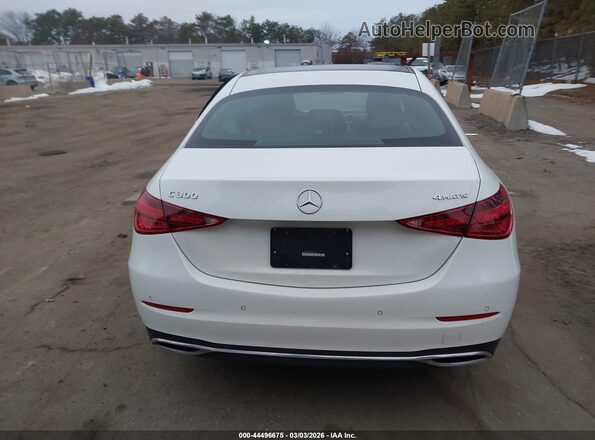 W1KAF4HB3SR241734 2025 MERCEDES-BENZ C-CLASS White 