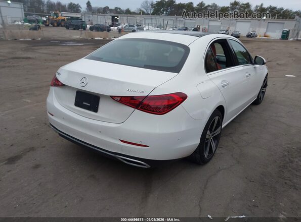 W1KAF4HB3SR241734 2025 MERCEDES-BENZ C-CLASS White Tył prawy