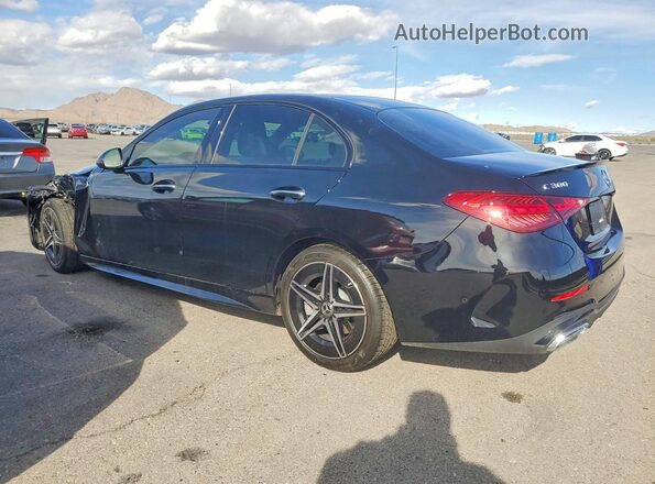 W1KAF4HB3SR297995 2025 MERCEDES-BENZ C Черный Задняя левая четверть