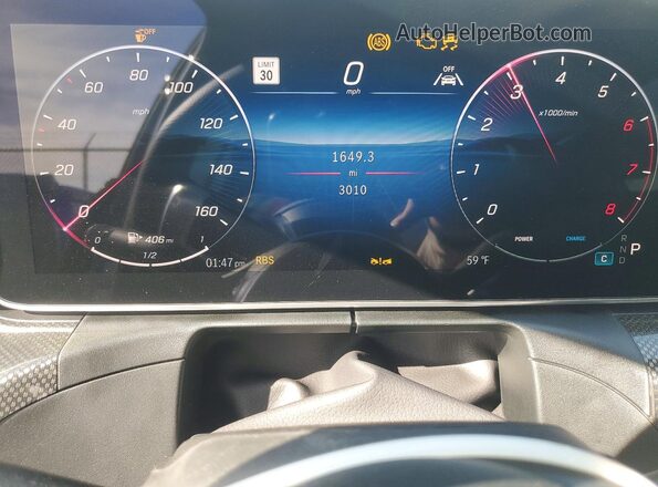W1KAF4HB3SR297995 2025 MERCEDES-BENZ C Черный Вид щитка приборов