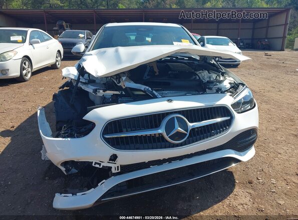 W1KAF4HB4SR298590 2025 MERCEDES-BENZ C-CLASS White Widok zestawu wskaźników