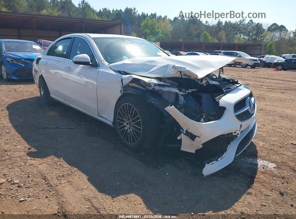 W1KAF4HB4SR298590 2025 MERCEDES-BENZ C-CLASS White Przód prawy