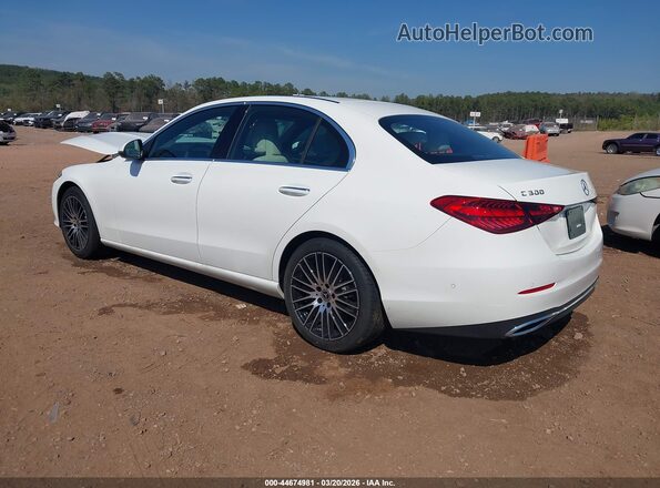 W1KAF4HB4SR298590 2025 MERCEDES-BENZ C-CLASS White Tył lewy