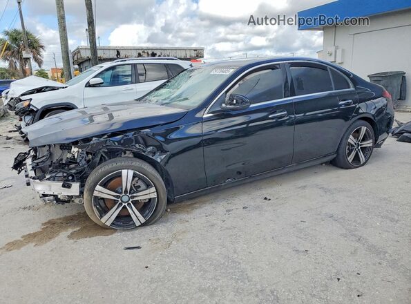 W1KAF4HB7SR268435 2025 MERCEDES-BENZ C-CLASS Черный Передняя левая четверть