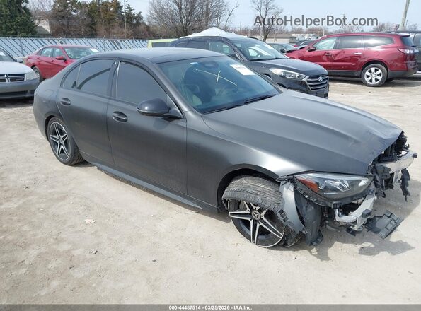 W1KAF4HB8PR083740 2023 MERCEDES-BENZ C-CLASS Silver Przód prawy