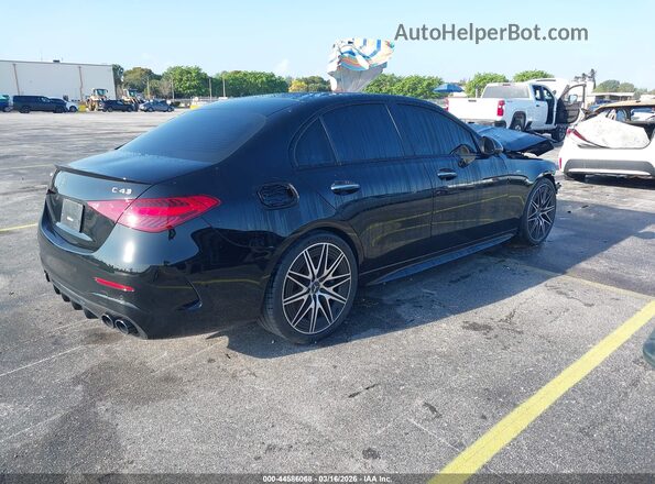 W1KAF8HB0RR198679 2024 MERCEDES-BENZ AMG C 43 Black Tył prawy
