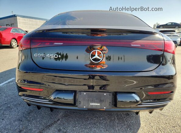 W1KCG2DB2NA012352 2022 MERCEDES-BENZ EQS Black Widok z tyłu