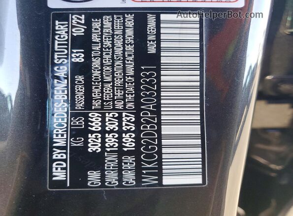 W1KCG2DB2PA032331 2023 MERCEDES-BENZ EQS Charcoal Engine compartment view