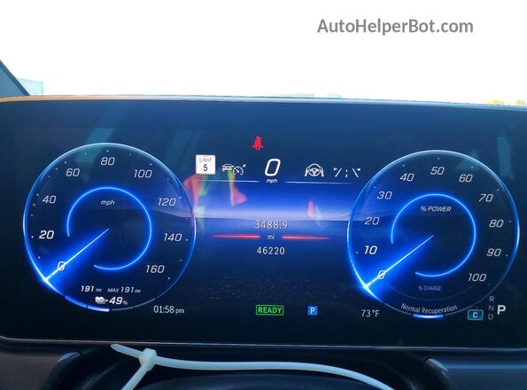 W1KCG2DB2PA032331 2023 MERCEDES-BENZ EQS Charcoal Instrument cluster view