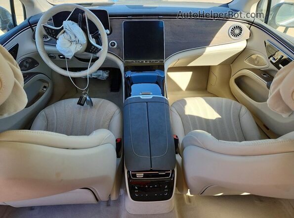 W1KCG2DB7NA013562 2022 MERCEDES-BENZ EQS Gray Widok deski rozdzielczej