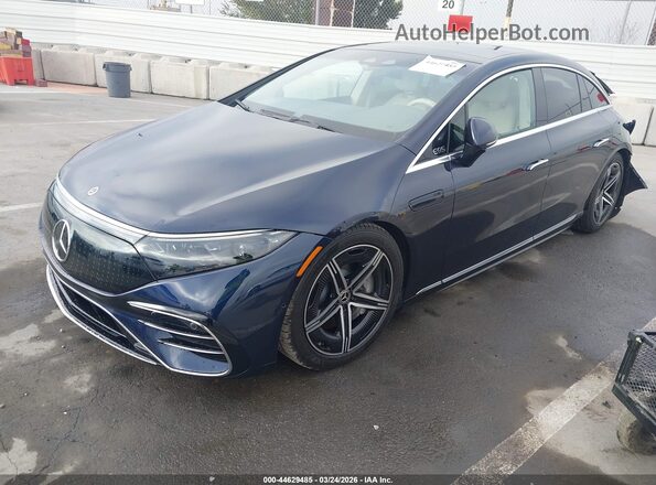 W1KCG4EB1PA028006 2023 MERCEDES-BENZ EQS 580 Черный Передняя левая четверть