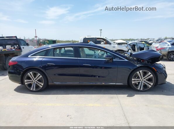 W1KCG4EB4NA002089 2022 MERCEDES-BENZ EQS 580 Dark Blue Սալոնի հետևի տեսք