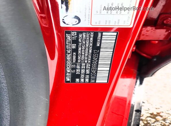 W1KCG4EB9RA045512 2024 MERCEDES-BENZ EQS Красный Вид подкапотного пространства