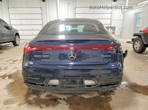W1KCG4EBXNA021956 2022 MERCEDES-BENZ EQS Синий Вид сзади