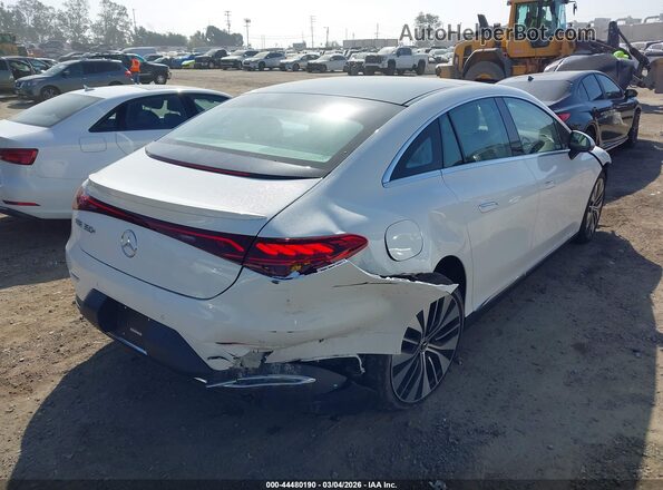 W1KEG2BB4RF054249 2024 MERCEDES-BENZ EQE 350+ White Задня права чверть