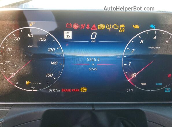 W1KMK4HBXRF038554 2024 MERCEDES-BENZ CLE Серый Вид щитка приборов
