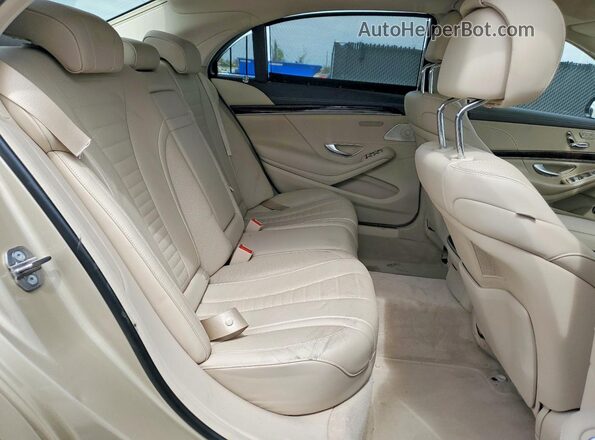 W1KUG8DB4LA532461 2020 MERCEDES-BENZ S Бежевый Вид задних сидений