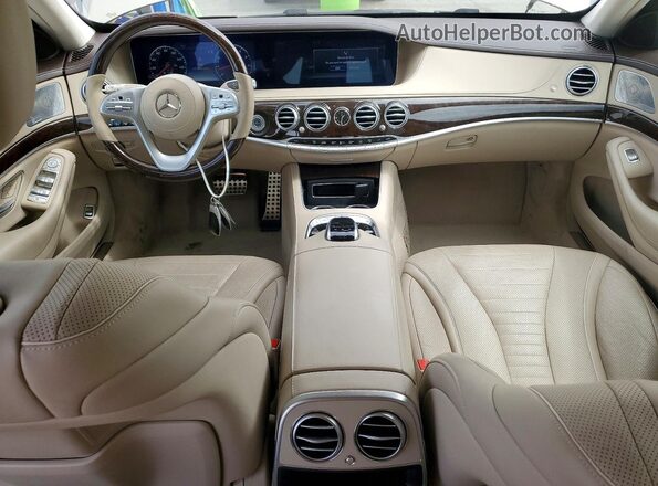 W1KUG8DB4LA532461 2020 MERCEDES-BENZ S Бежевый Вид панели приборов