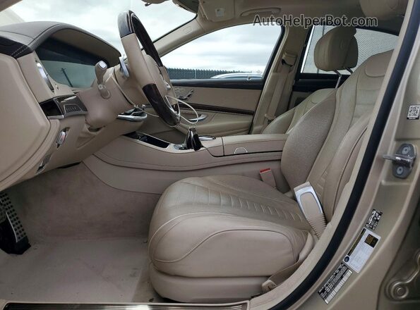 W1KUG8DB4LA532461 2020 MERCEDES-BENZ S Бежевый Вид салона спереди