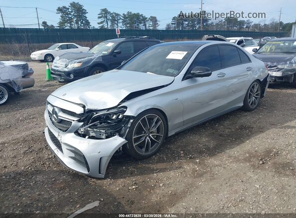 W1KWF6EB2LR603334 2020 MERCEDES-BENZ AMG C 43 Серебряный Передняя левая четверть