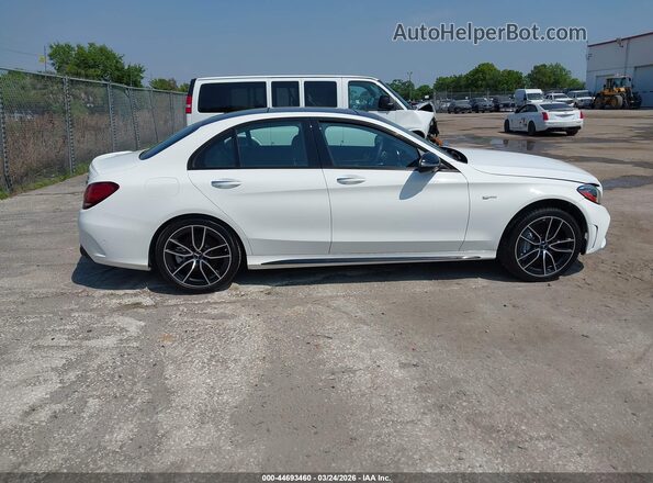 W1KWF6EB7MR642096 2021 MERCEDES-BENZ AMG C 43 White Widok wnętrza z tyłu