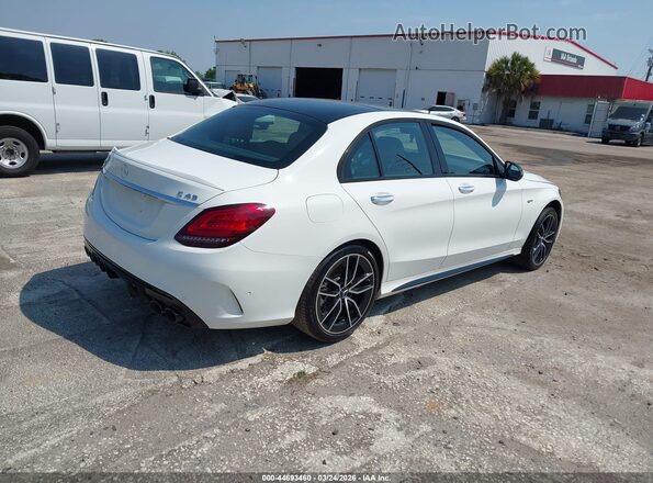 W1KWF6EB7MR642096 2021 MERCEDES-BENZ AMG C 43 White Tył prawy