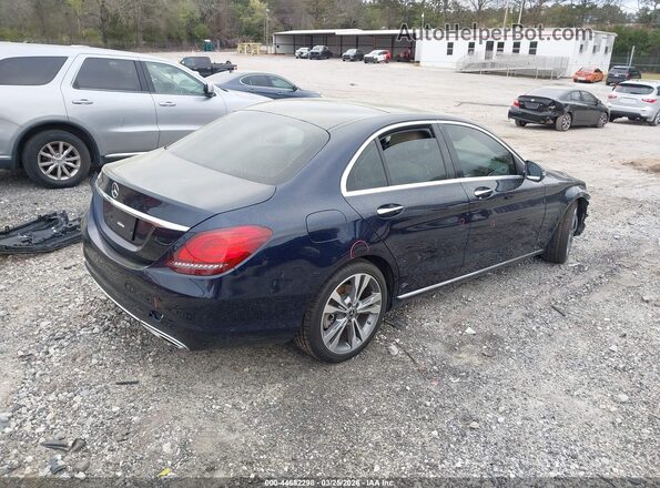 W1KWF8DB3LR598769 2020 MERCEDES-BENZ C-CLASS Синий Задняя правая четверть
