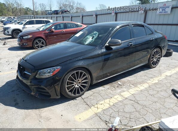 W1KWF8DB3MR613093 2021 MERCEDES-BENZ C-CLASS Black Przód lewy