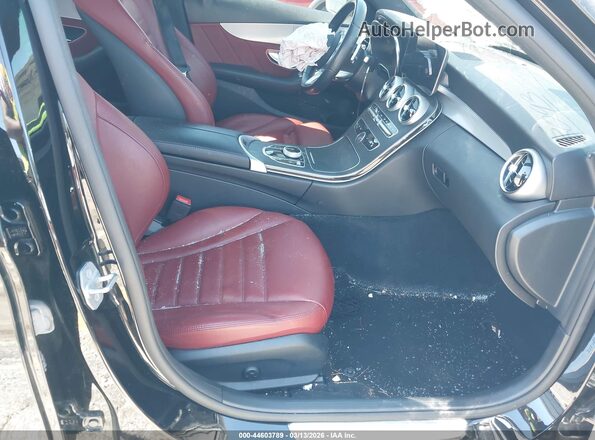 W1KWF8DB3MR613093 2021 MERCEDES-BENZ C-CLASS Black Widok wnętrza z przodu