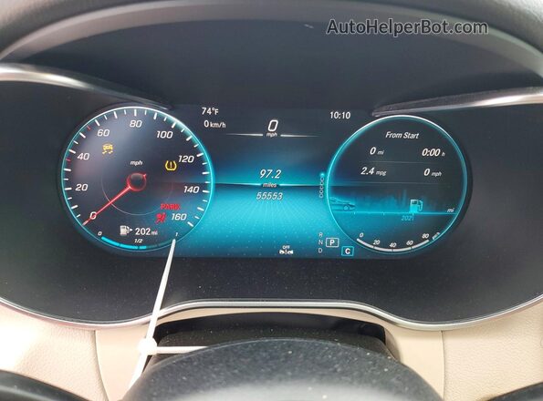 W1KWF8DB6MR625464 2021 MERCEDES-BENZ C Black Vista del cuadro de instrumentos