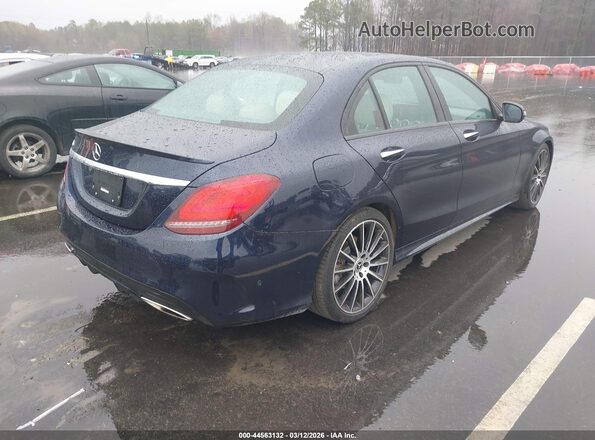 W1KWF8DB7LR582753 2020 MERCEDES-BENZ C-CLASS Синий Задняя правая четверть