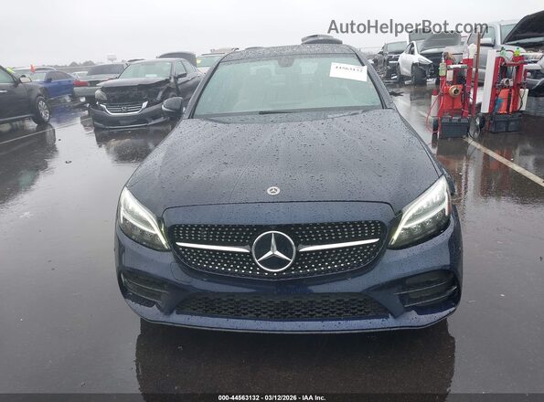 W1KWF8DB7LR582753 2020 MERCEDES-BENZ C-CLASS Синий Вид щитка приборов