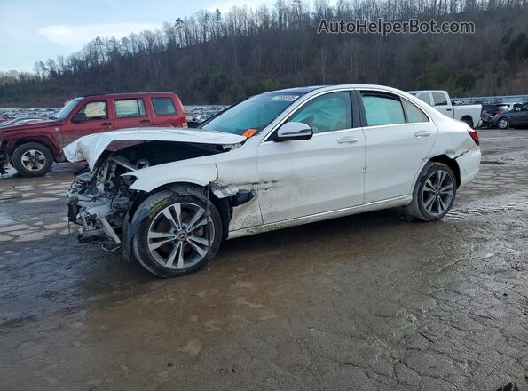 W1KWF8EB0MR631792 2021 MERCEDES-BENZ C White Przód lewy