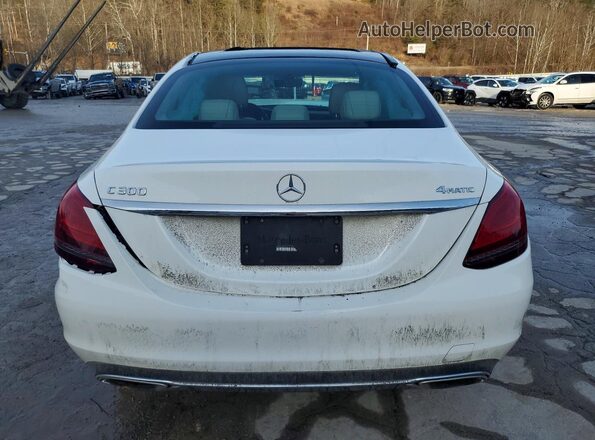 W1KWF8EB0MR631792 2021 MERCEDES-BENZ C White Widok z tyłu