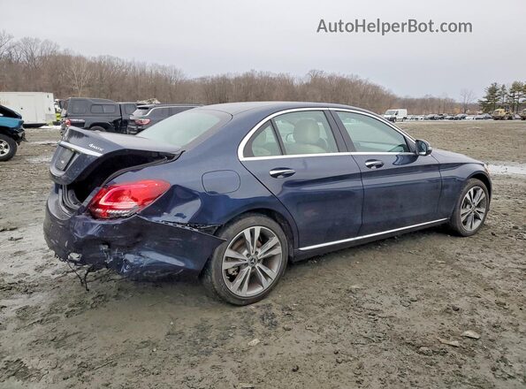 W1KWF8EB4MR649535 2021 MERCEDES-BENZ C Blue Trasero derecho