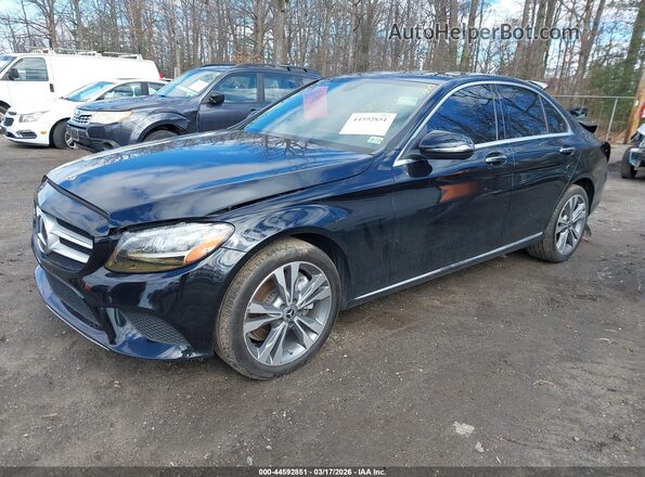 W1KWF8EB9MR610357 2021 MERCEDES-BENZ C-CLASS Black Առջևի ձախ երեք քառորդ տեսարան