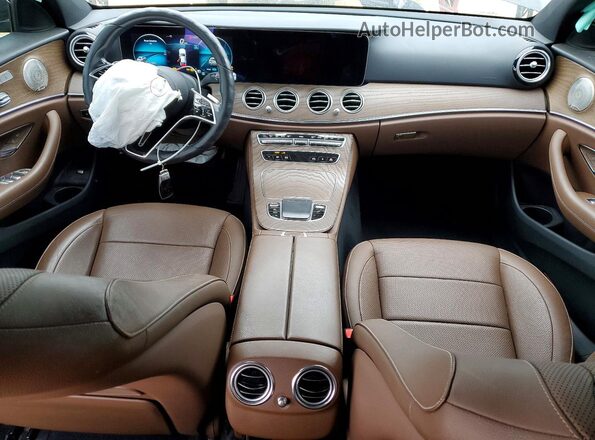W1KZF5KB9NB034599 2022 MERCEDES-BENZ E Черный Вид панели приборов