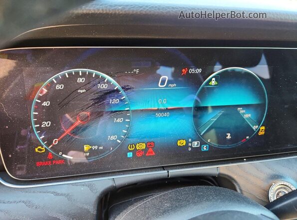 W1KZF8DB4NB038641 2022 MERCEDES-BENZ E Черный Вид щитка приборов