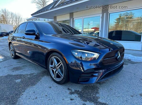 W1KZF8EBXNB026153 2022 MERCEDES-BENZ E Синий Передняя левая четверть