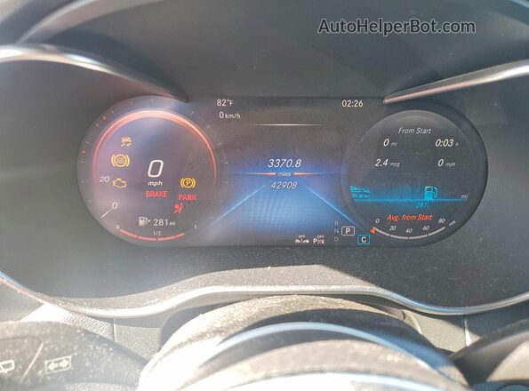 W1N0G8DB0MV274418 2021 MERCEDES-BENZ GLC-CLASS Черный Вид щитка приборов