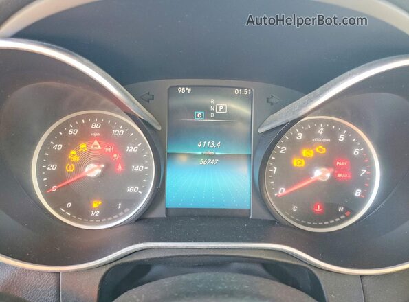 W1N0G8DB9MF932182 2021 MERCEDES-BENZ GLC-CLASS Black Instrument cluster view