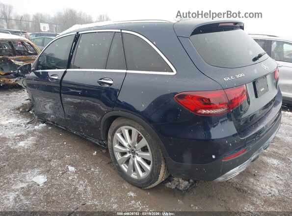 W1N0G8EB2MF888704 2021 MERCEDES-BENZ GLC 300 Dark Blue Tył lewy