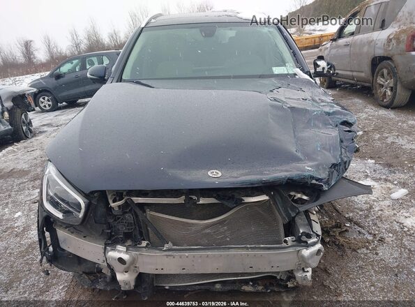 W1N0G8EB2MF888704 2021 MERCEDES-BENZ GLC 300 Dark Blue Widok wnętrza z tyłu