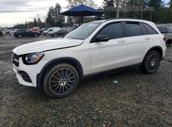 W1N0G8EB2NV380496 2022 MERCEDES-BENZ GLC-CLASS Белый Передняя левая четверть