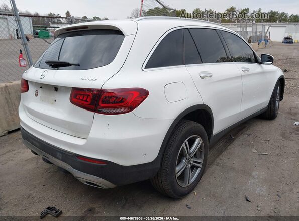 W1N0G8EB3MF887710 2021 MERCEDES-BENZ GLC 300 White Tył prawy