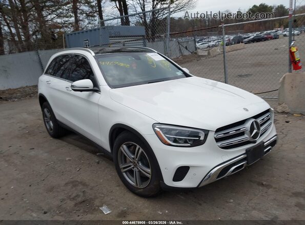 W1N0G8EB3MF887710 2021 MERCEDES-BENZ GLC 300 White Przód prawy